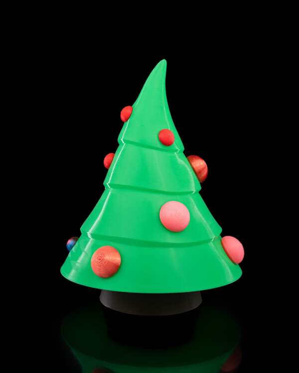 Festive Tree Table Lamp – proiect STL 3D - imagine 2