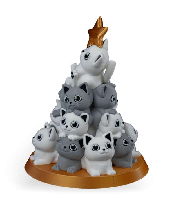 Catmas Tree Table Lamp – proiect STL 3D - imagine 8