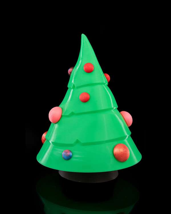 Festive Tree Table Lamp – proiect STL 3D - imagine 4