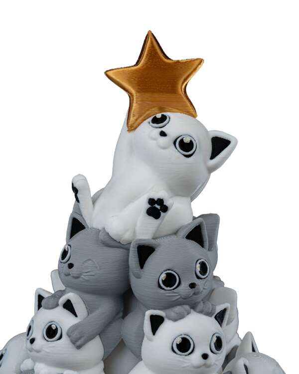 Catmas Tree Table Lamp – proiect STL 3D - imagine 10