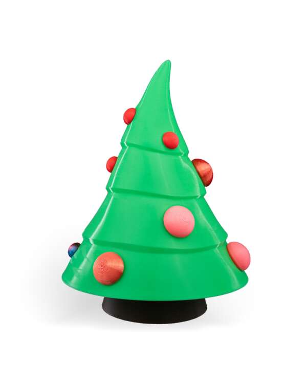 Festive Tree Table Lamp – proiect STL 3D - imagine 6