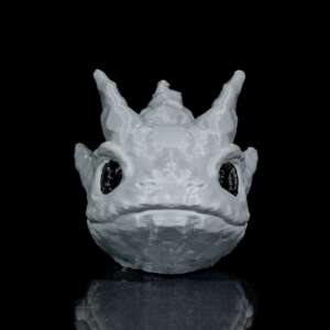 Baby Stone Dragon Keychain