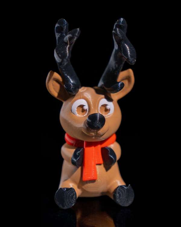 Cute Reindeer Phone Stand – proiect STL 3D