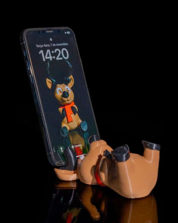 Cute Reindeer Phone Stand – proiect STL 3D - imagine 2