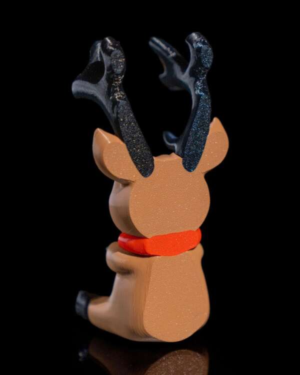 Cute Reindeer Phone Stand – proiect STL 3D - imagine 4