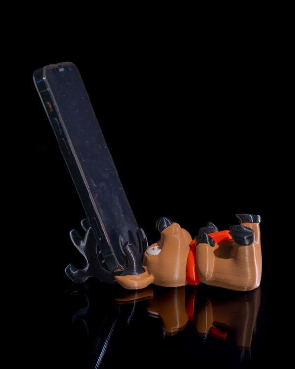 Cute Reindeer Phone Stand – proiect STL 3D - imagine 6