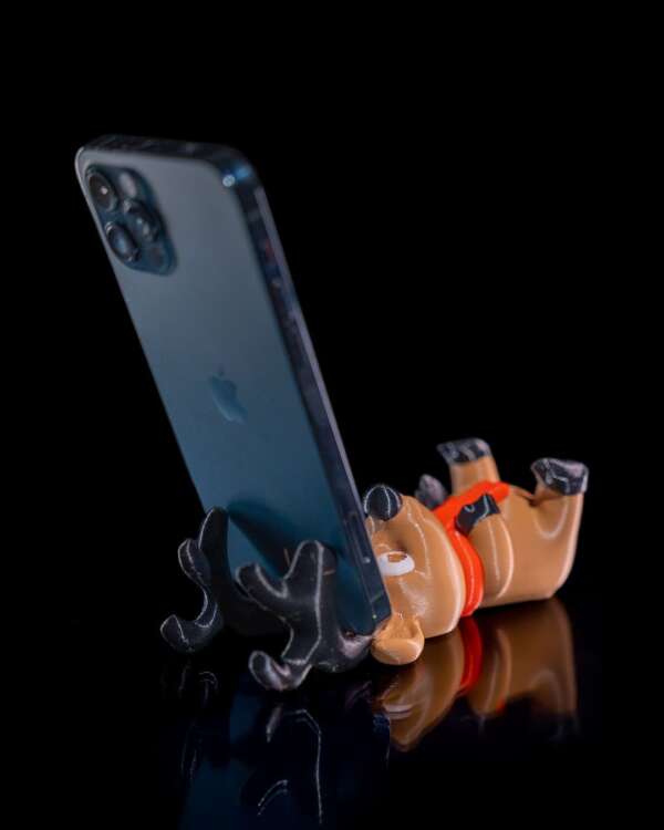 Cute Reindeer Phone Stand – proiect STL 3D - imagine 7