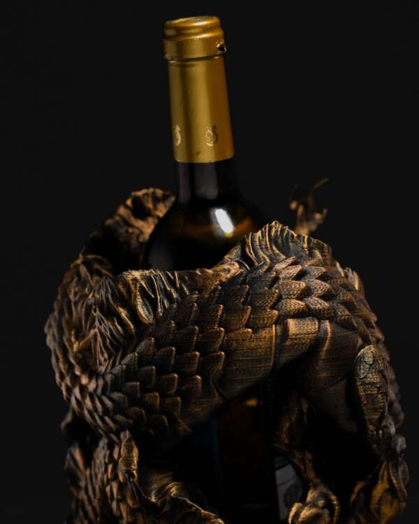 Chinese Dragon Wine Holder - imagine 7