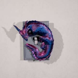 Dragon Warden Light Switch Cover
