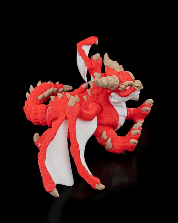 Elemental Dragon – proiect STL 3D - imagine 6