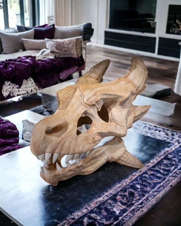 Epic Red Dragon Skull – proiect STL 3D - imagine 2