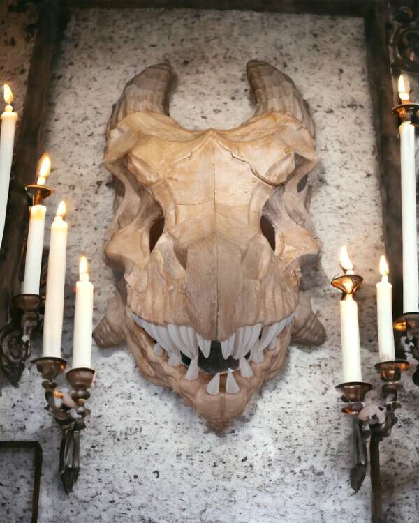Epic Red Dragon Skull – proiect STL 3D - imagine 4