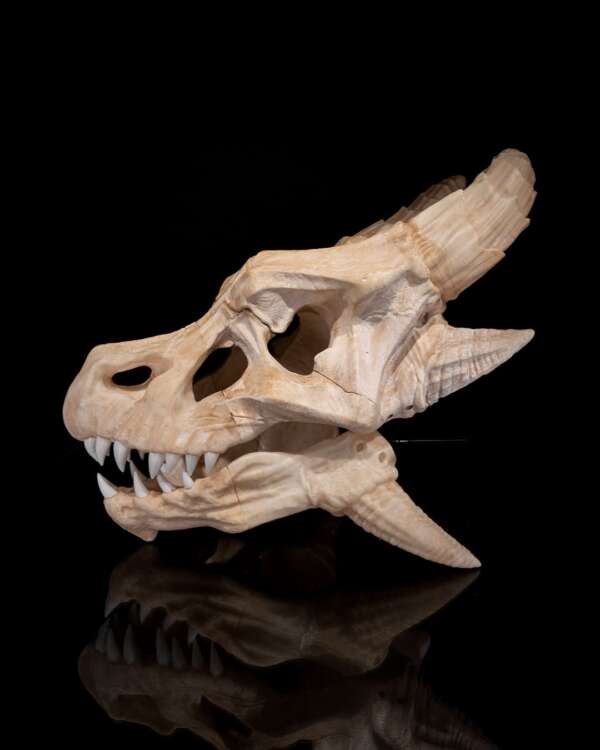 Epic Red Dragon Skull – proiect STL 3D - imagine 9