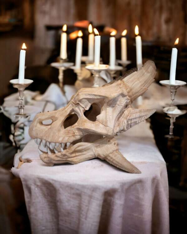 Epic Red Dragon Skull – proiect STL 3D - imagine 10