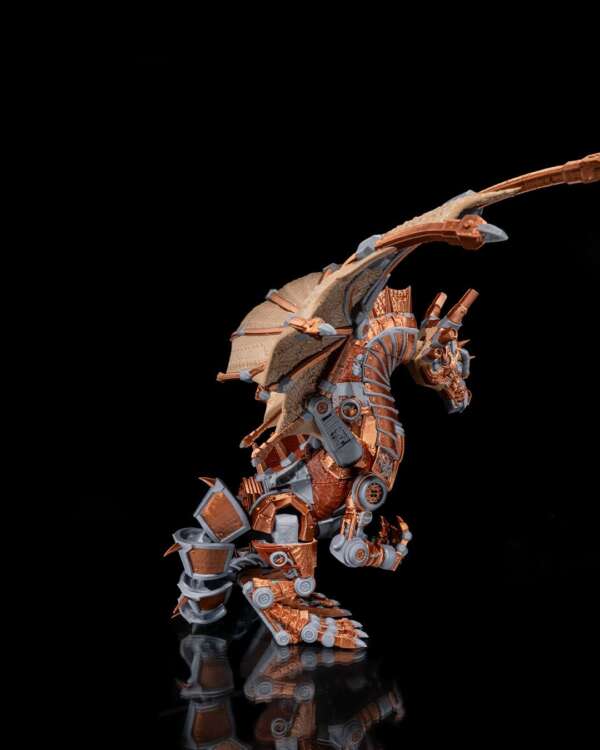 Epic Steampunk Dragon – proiect STL 3D - imagine 4