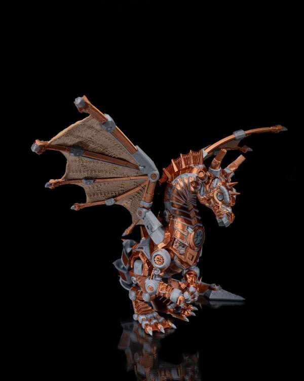 Epic Steampunk Dragon – proiect STL 3D - imagine 6