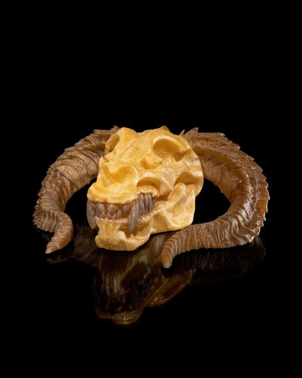 Gold Dragon Skull – proiect STL 3D - imagine 6