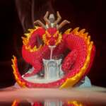 Misty-c Dragon Backflow Burner – proiect STL 3D - imagine 3