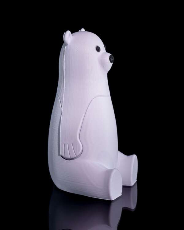 Polar Bear Trinket Box – proiect STL 3D - imagine 2
