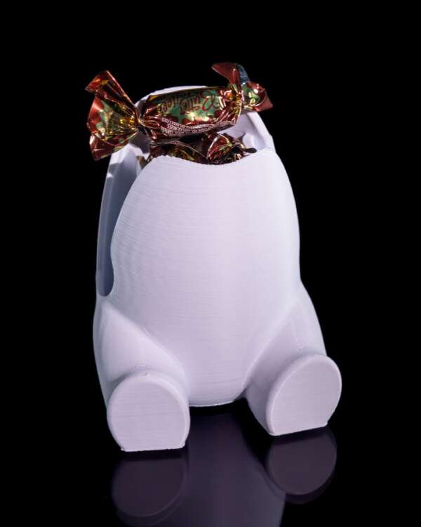 Polar Bear Trinket Box – proiect STL 3D - imagine 5