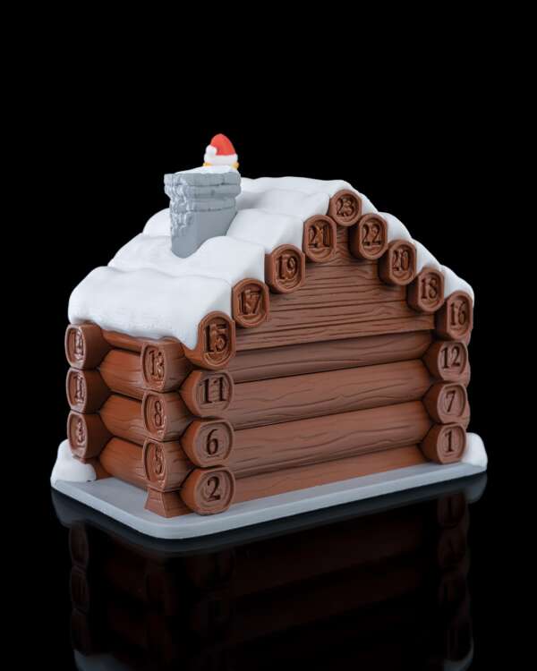 Santa's Cabin Countdown - imagine 5