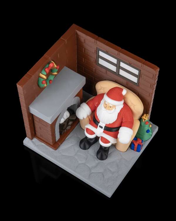 Santa's Living Room Table Lamp - imagine 4