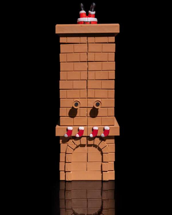 Secret Santa Chimney Container – proiect STL 3D
