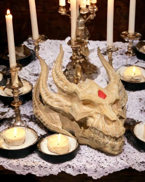Silver Dragon Skull - imagine 5