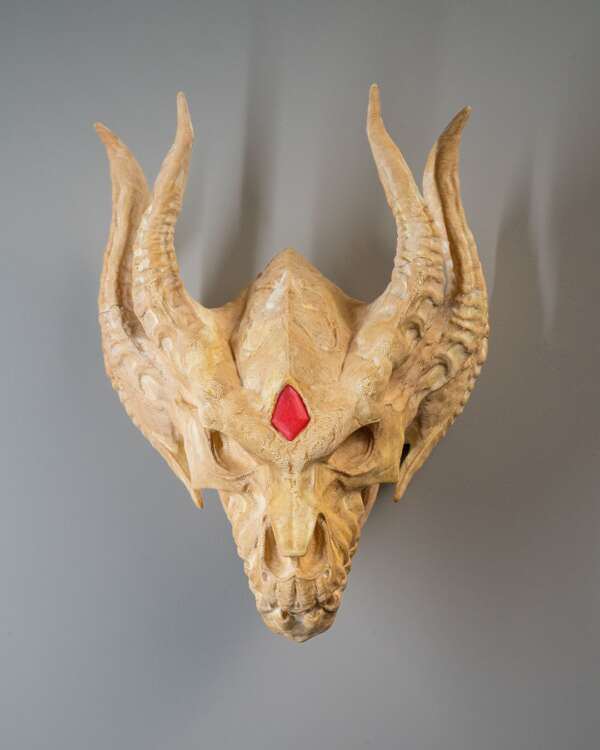 Silver Dragon Skull - imagine 10