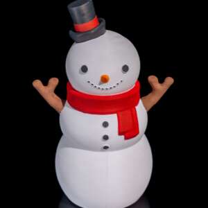Snowman Cookie Stash – proiect STL 3D