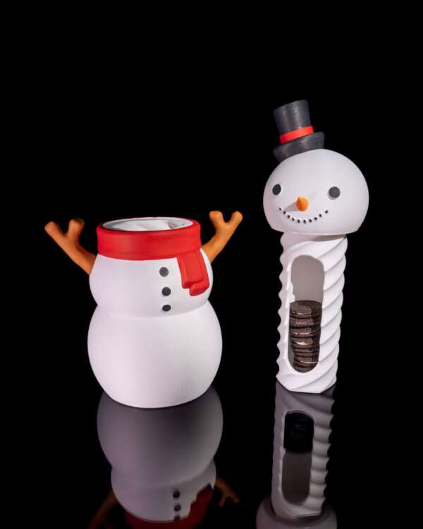 Snowman Cookie Stash – proiect STL 3D - imagine 2