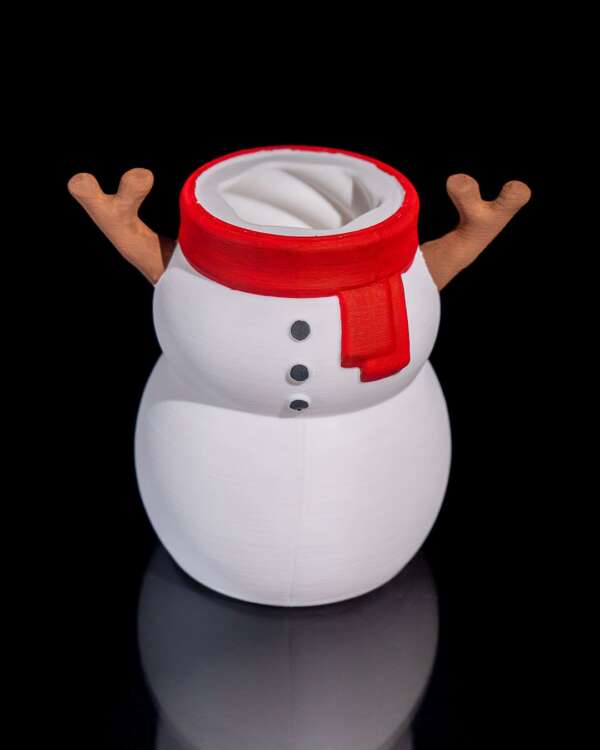Snowman Cookie Stash – proiect STL 3D - imagine 3