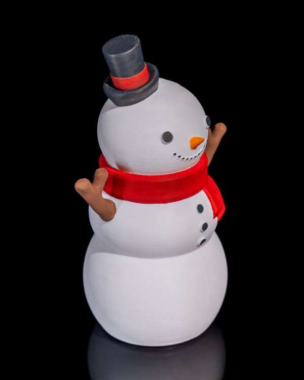 Snowman Cookie Stash – proiect STL 3D - imagine 6