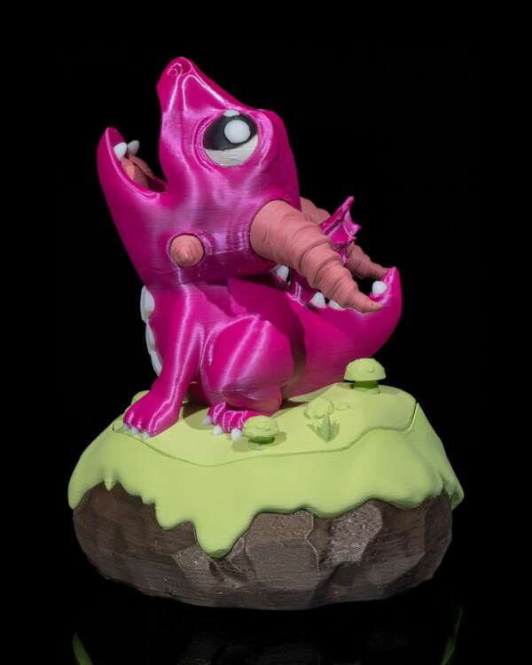 Steamy Dragon Hatchling – proiect STL 3D - imagine 6