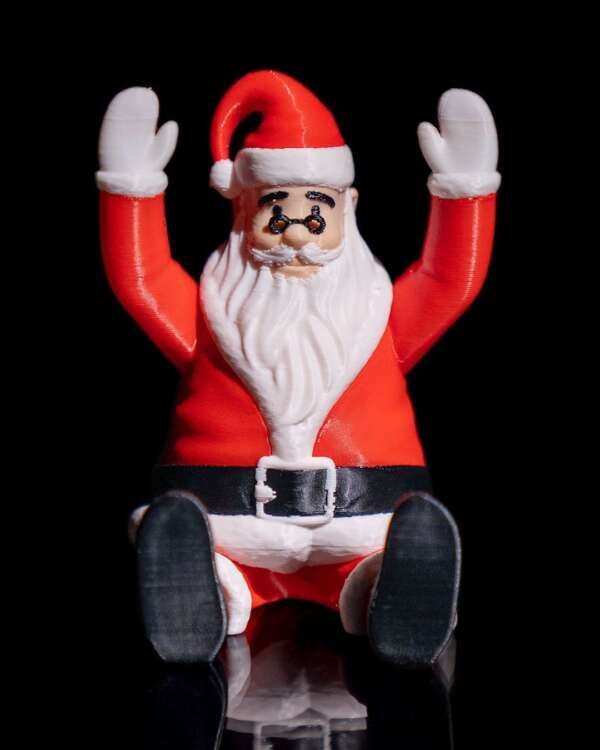 Supportive Santa Phone Holder – proiect STL 3D