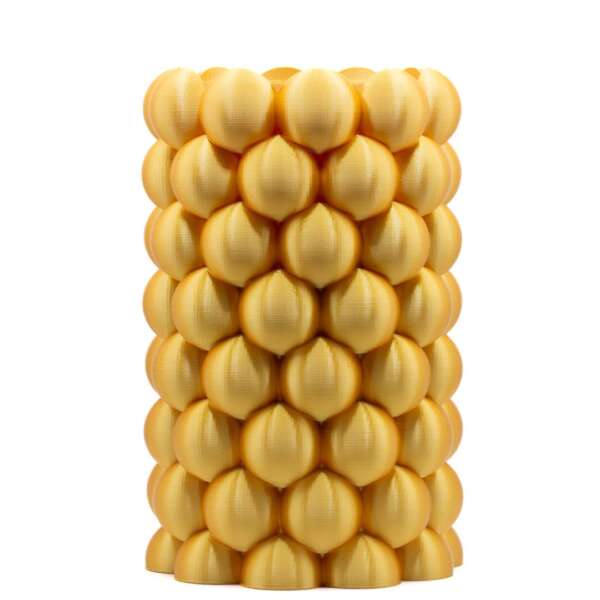 Honeycomb Luminance - vas decorativ imprimat 3D - imagine 3