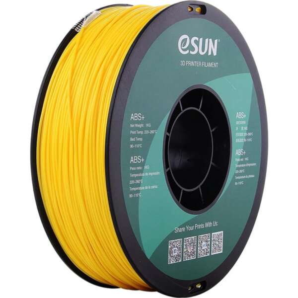 Filament eSUN ABS+ Yellow
