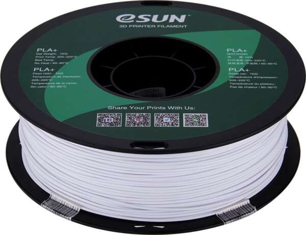 Filament eSUN PLA+ Cold White - imagine 2