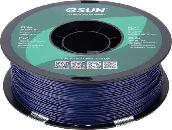 Filament eSUN PLA+ Dark Blue - imagine 2