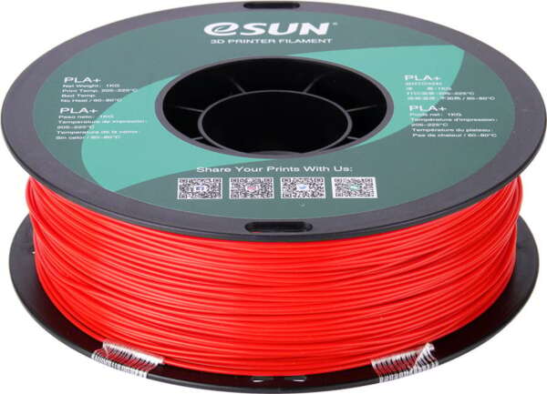 Filament eSUN PLA+ Red - imagine 2